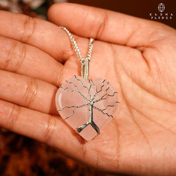 Handcrafted Crystal Orgone Pendant & Necklace; Spiritual Healing Crystal Necklac - Picture 7 of 8